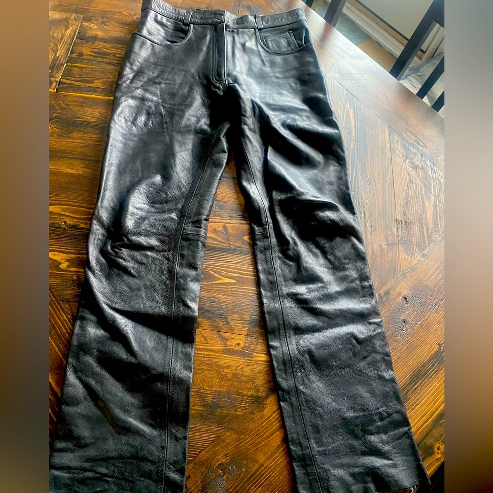 Genuine leather pants!